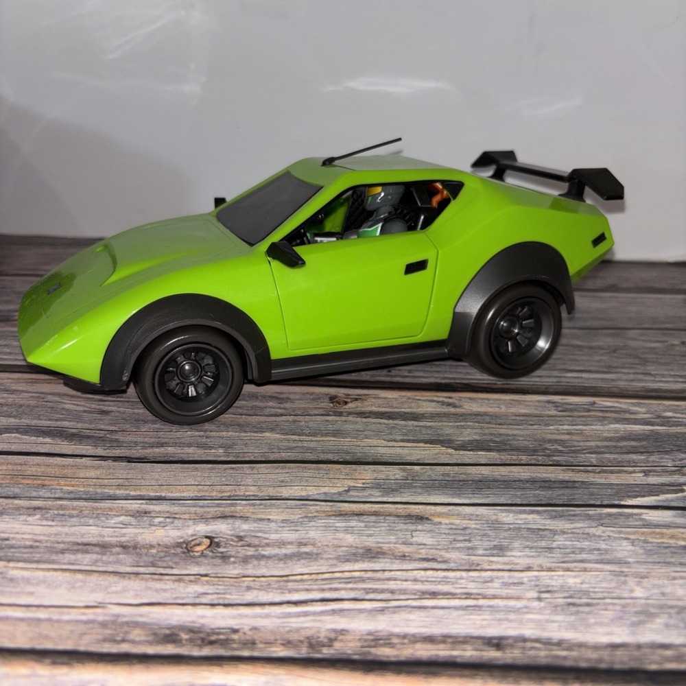 Fortnite Whiplash Green Race Car 2021 Jazwares Epic Games With 4" Driver Figure